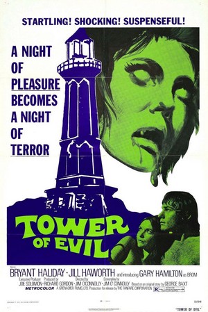 Tower of Evil (1972) - poster