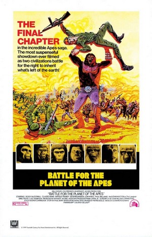 Battle for the Planet of the Apes (1973) - poster