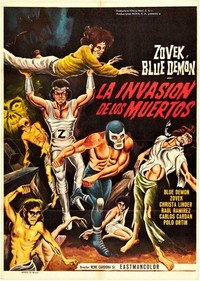 Blue Demon y Zovek en La Invasión de Los Muertos (1973) - poster