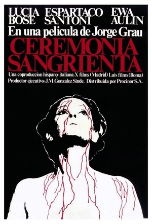 Ceremonia Sangrienta (1973) - poster