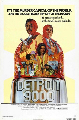 Detroit 9000 (1973) - poster