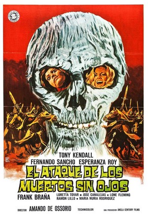 El Ataque de los Muertos sin Ojos (1973) - poster