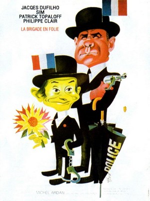 La Brigade en Folie (1973) - poster