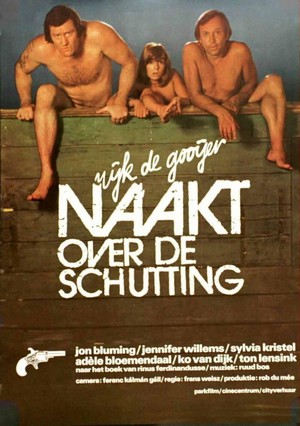 Naakt over de Schutting (1973) - poster