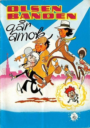 Olsen-Banden Går Amok (1973) - poster