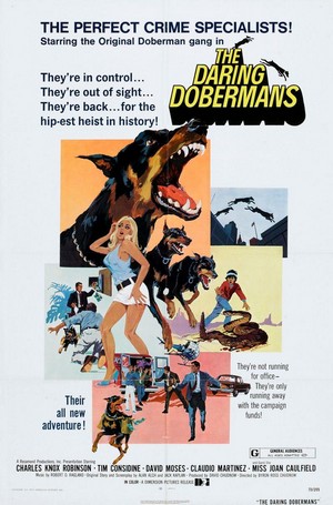 The Daring Dobermans (1973) - poster