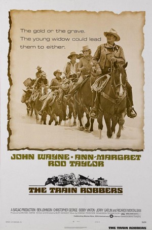 The Train Robbers (1973) - poster