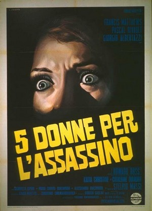 5 Donne per l'Assassino (1974) - poster