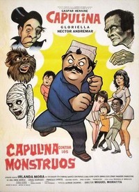 Capulina contra los Monstruos (1974) - poster