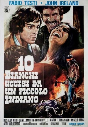 Dieci Bianchi Uccisi da un Piccolo Indiano (1974) - poster