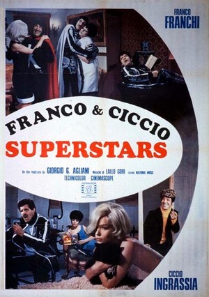 Franco e Ciccio Superstars (1974) - poster