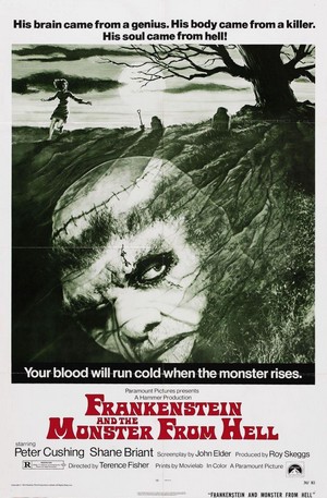 Frankenstein and the Monster from Hell (1974) - poster