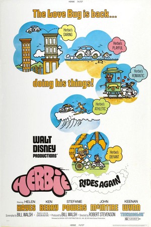 Herbie Rides Again (1974) - poster