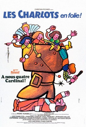 Les Charlots en Folie: À Nous Quatre Cardinal! (1974) - poster