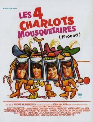 Les Quatre Charlots Mousquetaires (1974) - poster