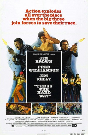 Three the Hard Way (1974) - poster