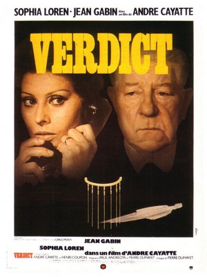 Verdict (1974) - poster