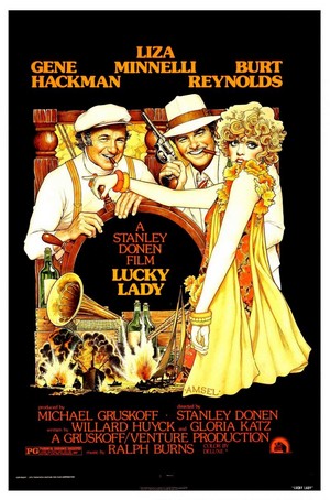 Lucky Lady (1975) - poster
