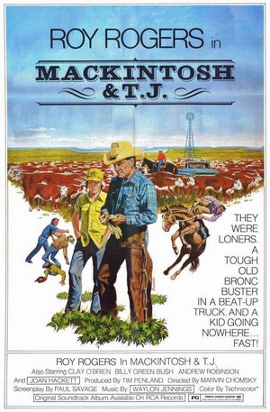 Mackintosh and T.J. (1975) - poster