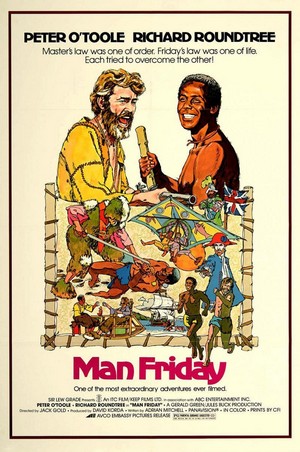 Man Friday (1975) - poster