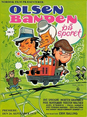 Olsen-Banden på Sporet (1975) - poster