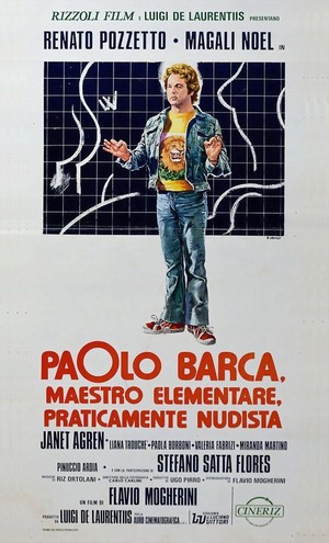 Paolo Barca, Maestro Elementare, Praticamente Nudista (1975) - poster