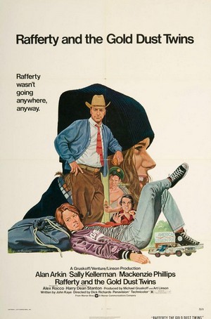 Rafferty and the Gold Dust Twins (1975) - poster