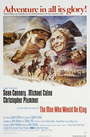 The Man Who Would Be King (1975) - poster