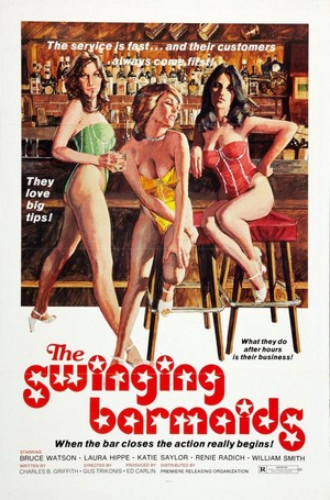 The Swinging Barmaids (1975) - poster