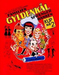 Familien Gyldenkål Sprænger Banken (1976) - poster