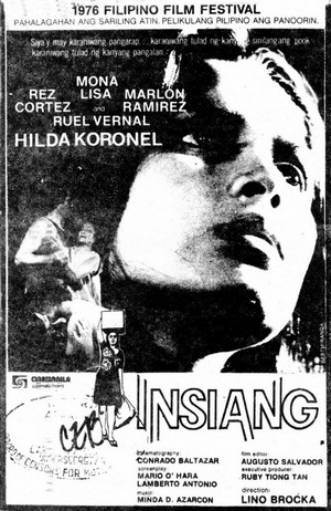 Insiang (1976) - poster