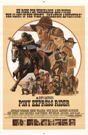 Pony Express Rider (1976) - poster