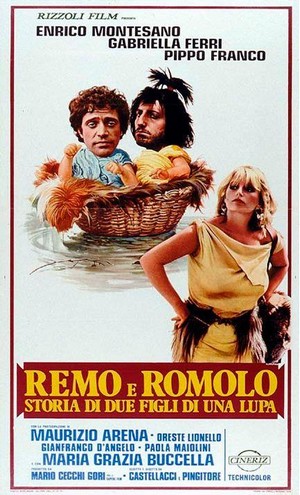 Remo e Romolo - Storia di Due Figli di una Lupa (1976) - poster