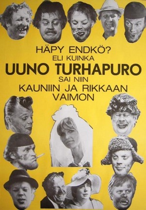 Häpy Endkö? Eli Kuinka Uuno Turhapuro Sai Niin Kauniin ja Rikkaan Vaimon (1977) - poster