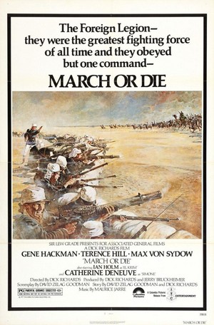 March or Die (1977) - poster