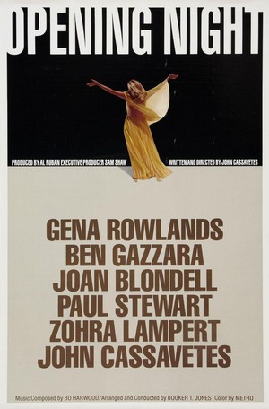 Opening Night (1977) - poster