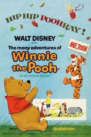 The Many Adventures of Winnie the Pooh (1977) - poster