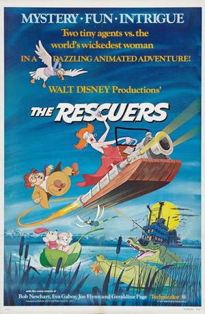 The Rescuers (1977) - poster