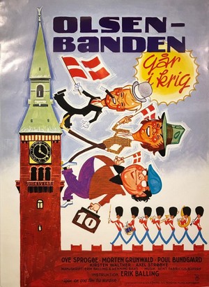 Olsen-Banden Går i Krig (1978) - poster