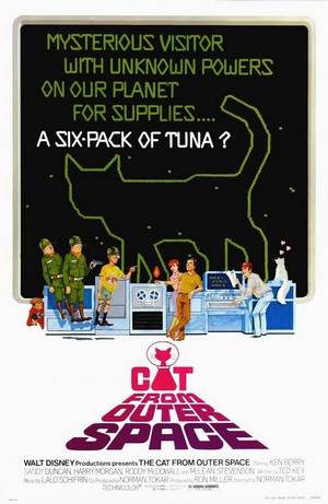 The Cat from Outer Space (1978) - poster