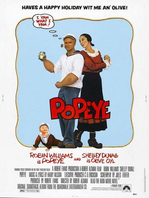 Popeye (1980) - poster