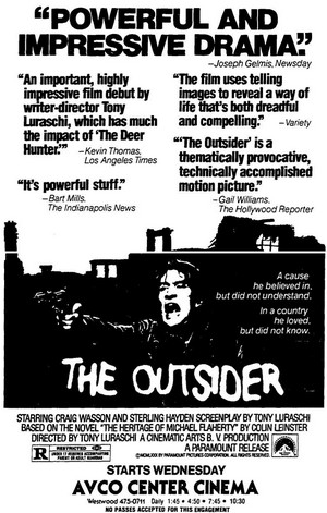 The Outsider (1980) - poster
