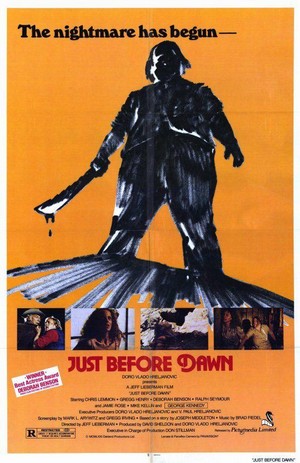 Just before Dawn (1981) - poster