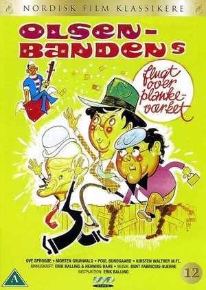 Olsen-Bandens Flugt over Plankeværket (1981) - poster