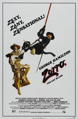 Zorro, the Gay Blade (1981) - poster