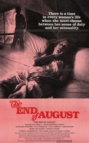 The End of August (1982) - poster