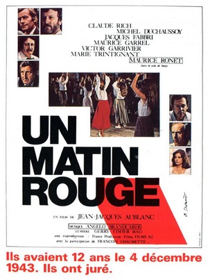 Un Matin Rouge (1982) - poster