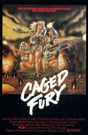 Caged Fury (1983) - poster
