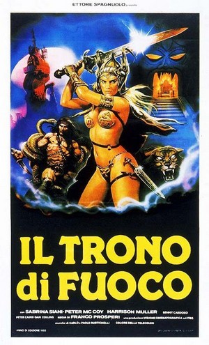 Il Trono di Fuoco (1983) - poster