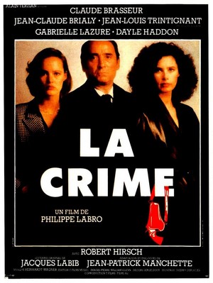 La Crime (1983) - poster